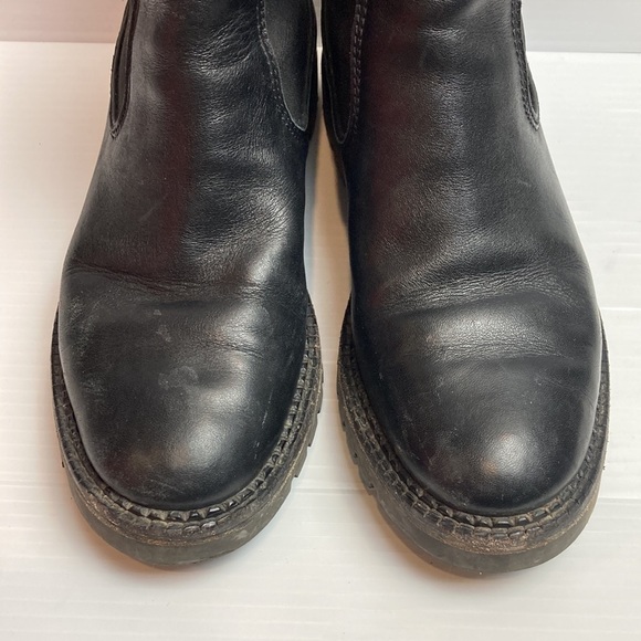 Vince Moto boot pull on grunge biker dark academia 7.5 - Picture 3 of 8